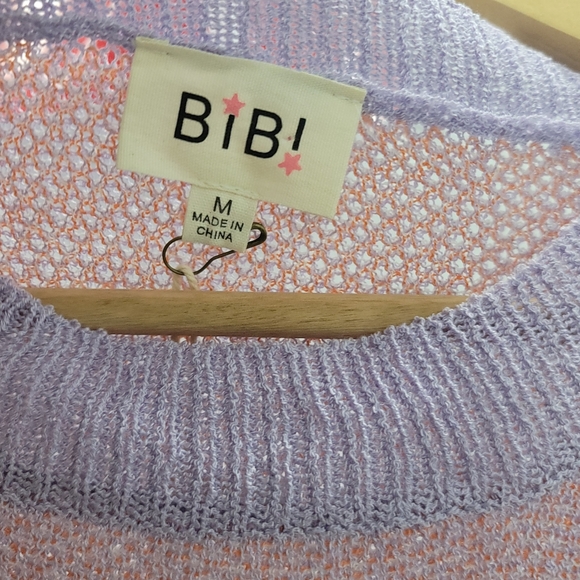 NWT Floral Elegance: The Chic Slit Sweater by BiBi - Picture 8 of 14